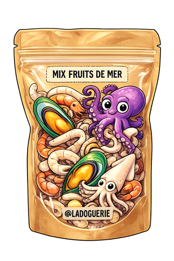 Mélange lyophilisé mix fruits de mer- La doguerie ®