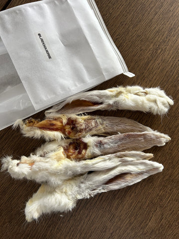 Gâteries - Oreilles de lapin déshydratées (5) - La Doguerie ®